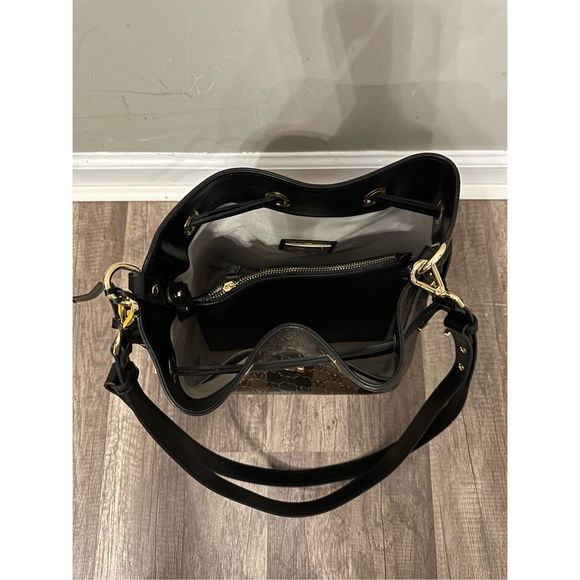 VALENTINO BY MARIO VALENTINO Leather Monogram Two-Tone Crossbody Bag - Picture 10 of 12